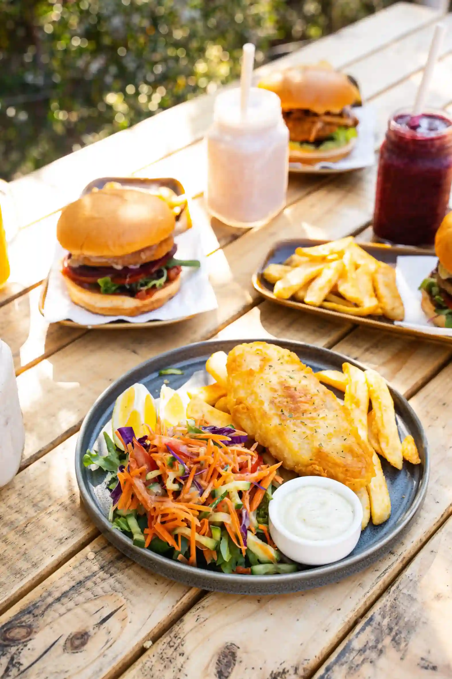 Mixed platter with various dishes